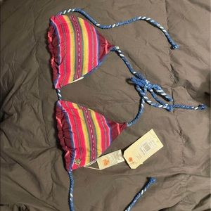 Reversible billabong bikini top